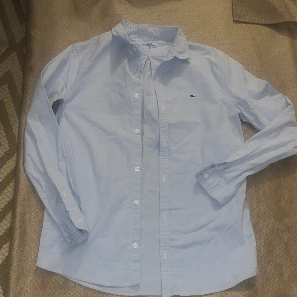 Vineyard Vines Light Blue Casual Button Down Shirt